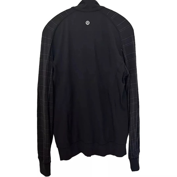 Men’s Lululemon Jacket Full Zip Athletic Stretch Black Casual Long Sleeve Large - Picture 2 of 10
